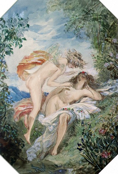 Flora und Zephyr von Alfred Edward Chalon